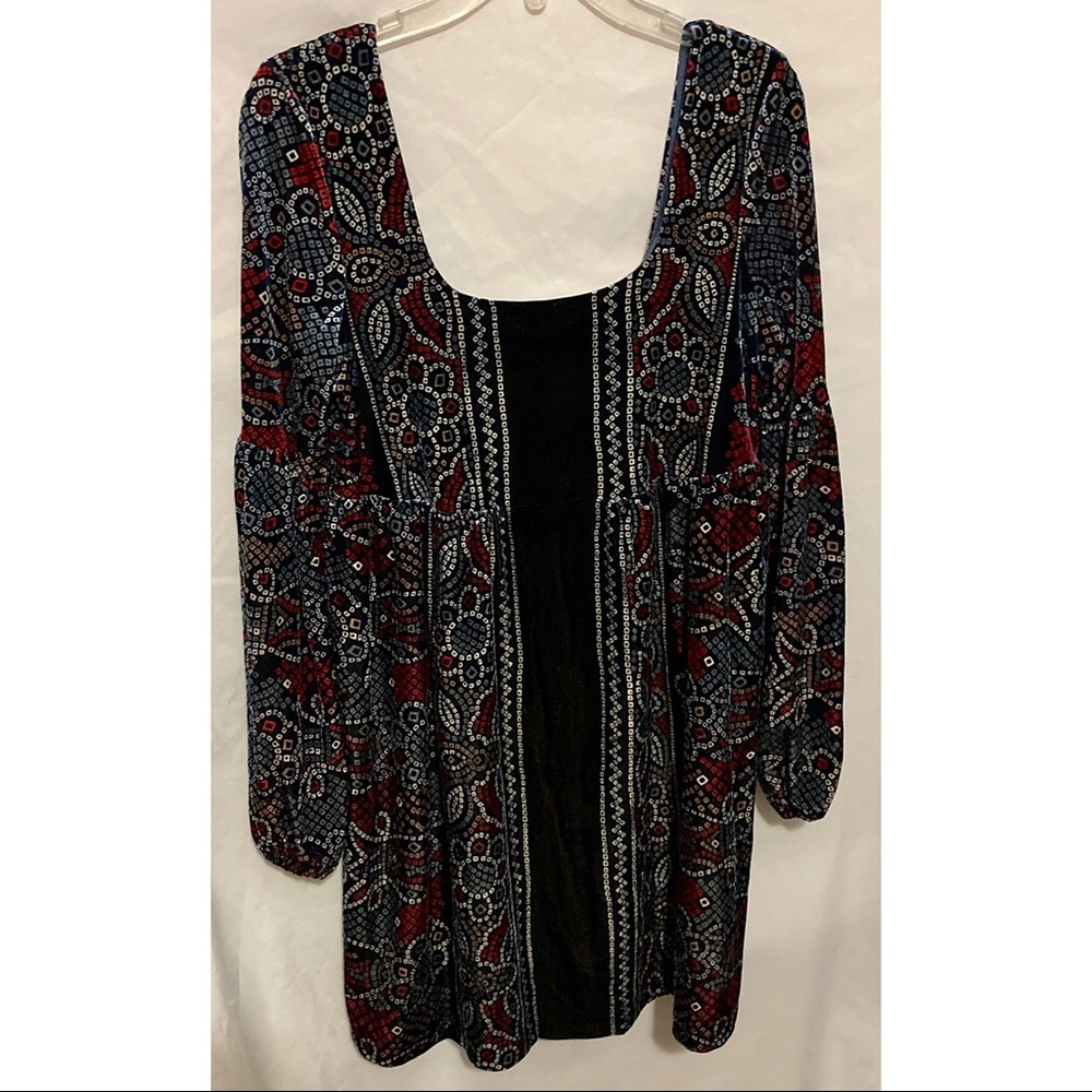 Size Large Free People Velvet Boho Dress